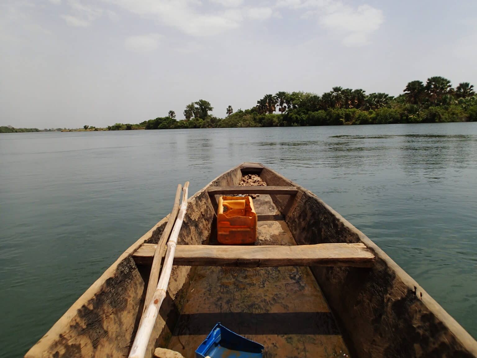 Pirogue Bozo sur le Bafing